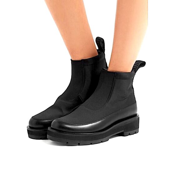 NWT 3.1 Phillip Lim Avril Lugsole Leather Chelsea Boots in Black - Picture 2 of 13